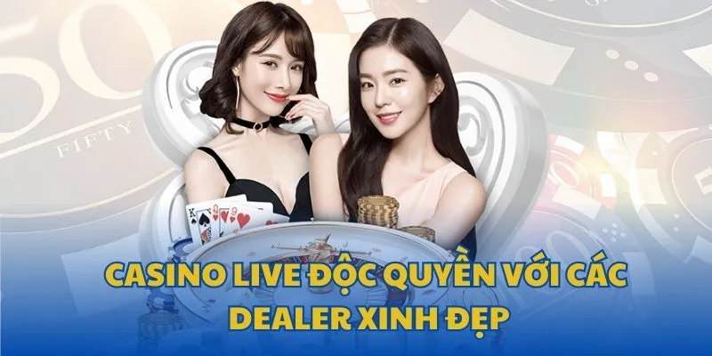 Trải nghiệm sảnh casino chơi tài xỉu, xóc đĩa cùng nữ dealer